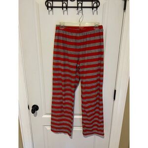 Target Red and Gray Striped Pajama Pants size Large